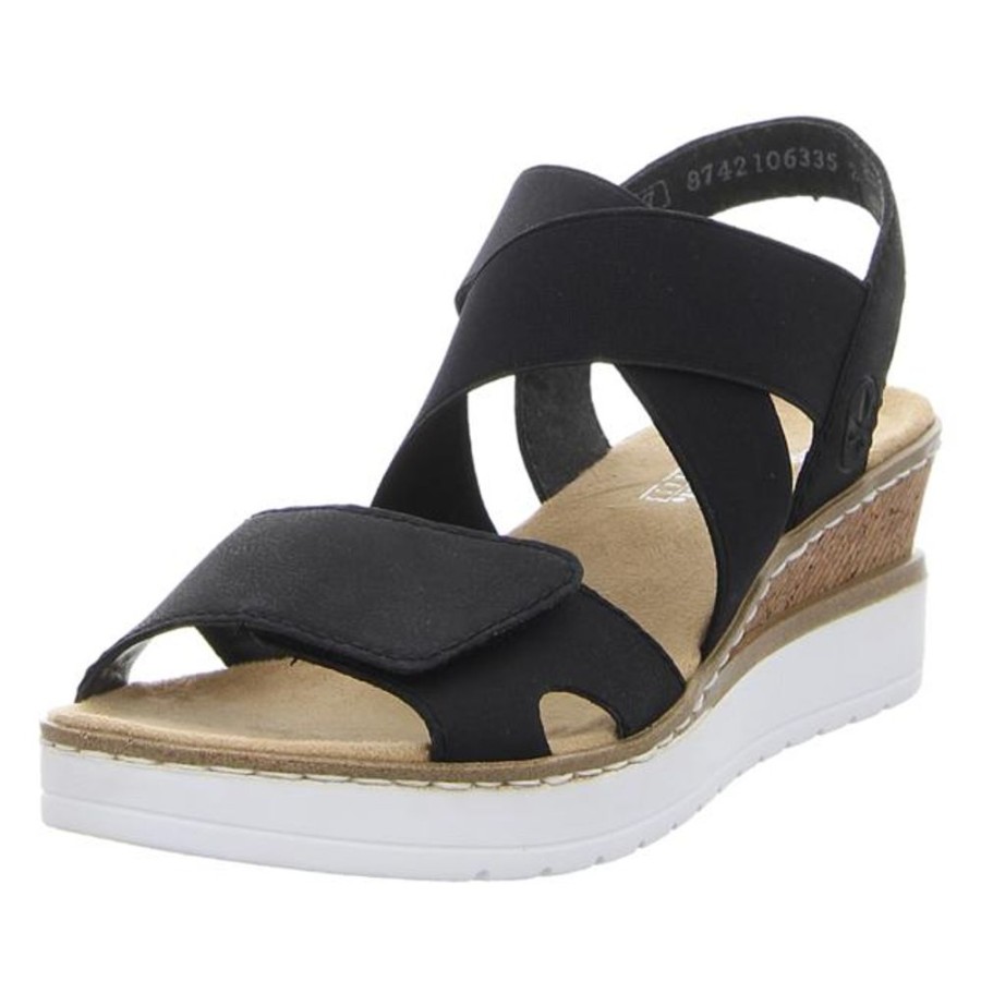 Damen Rieker Sandaletten | Rieker - Sandalen - Schwarz