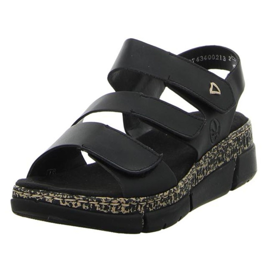 Damen Rieker Sandaletten | Rieker - Sandalen - Schwarz