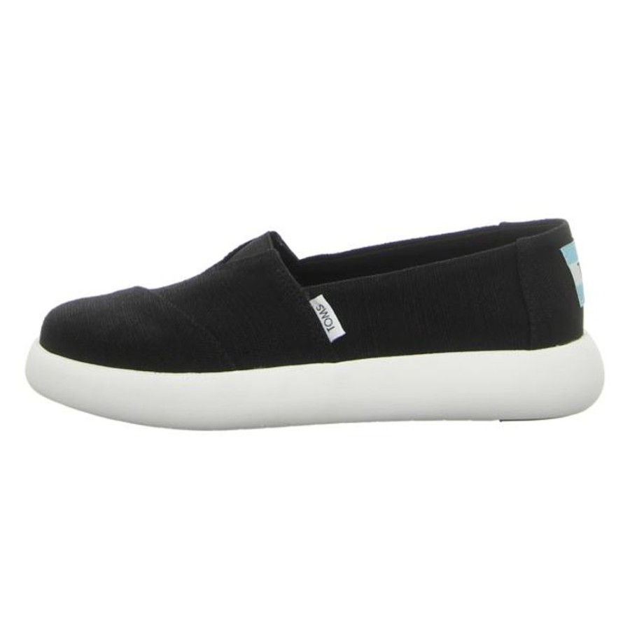 Damen TOMS Halbschuhe | Toms - Slipper - Alpargata Mallow - Black