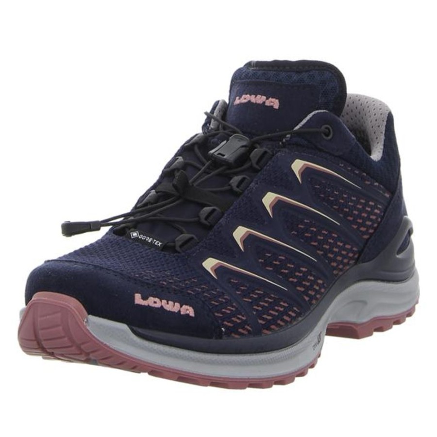 Damen Lowa Schnurschuhe | Lowa - Outdoor-Schuhe - Maddox Gtx Lo - Navy/Champagner