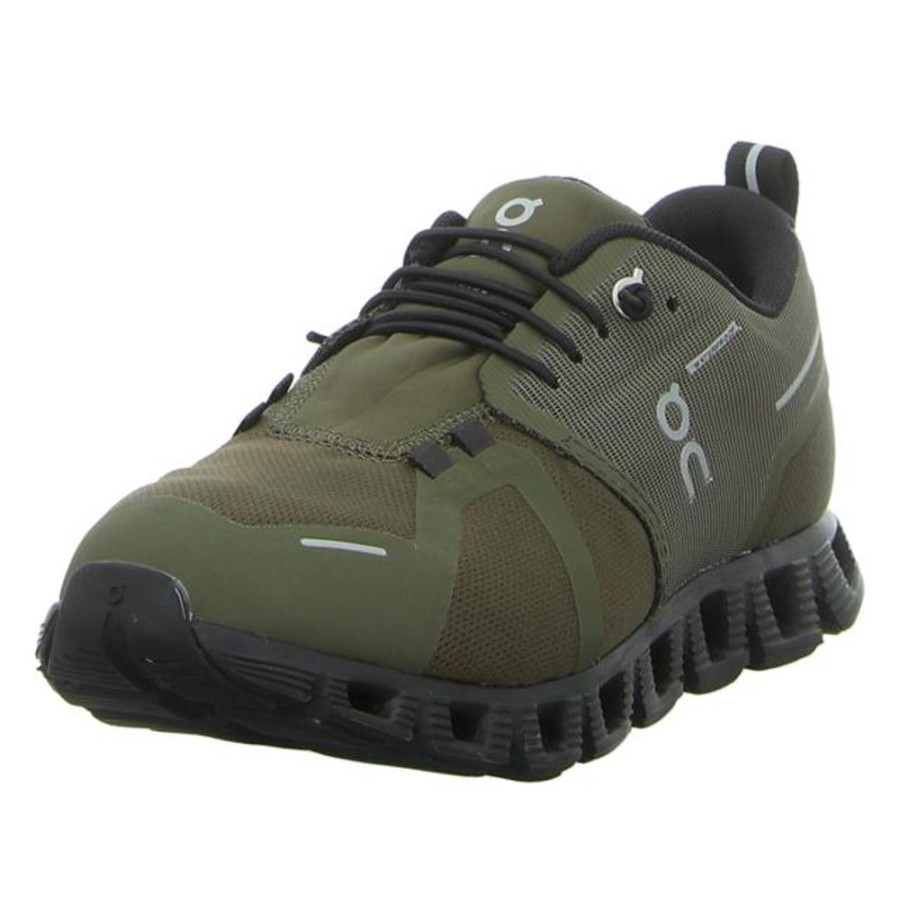 Damen ON Sneaker | On - Sneaker - Cloud 5 Waterproof - Olive/Black