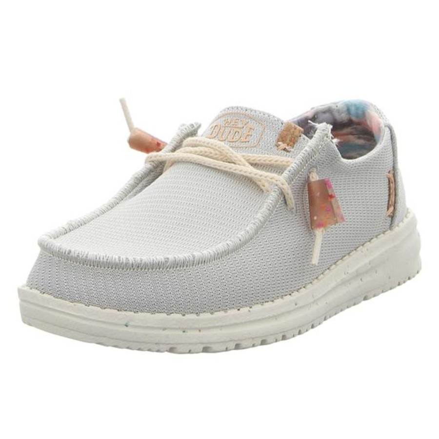 Damen Hey Dude Schnurschuhe | Hey Dude - Schnurschuhe - Wendy Knit - Cloud