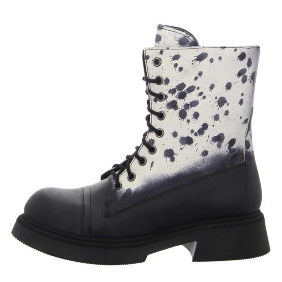 Damen Papucei Stiefeletten | Papucei - Stiefeletten - Hare - Blacke & White