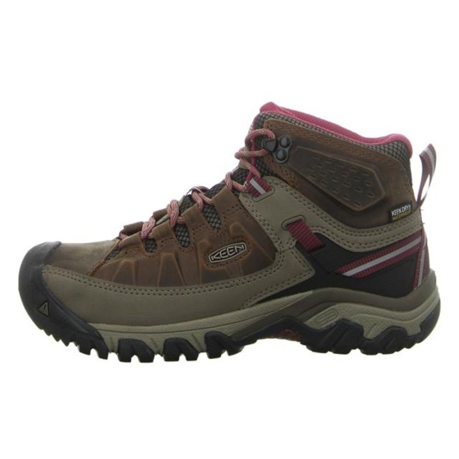 Damen Keen Outdoor Schuhe | Keen - Outdoor-Schuhe - Targhee Iii Mid Wp - Braun-Kombi