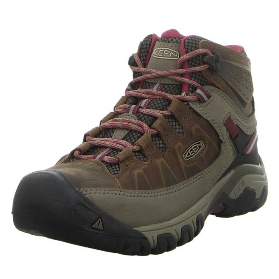 Damen Keen Outdoor Schuhe | Keen - Outdoor-Schuhe - Targhee Iii Mid Wp - Braun-Kombi