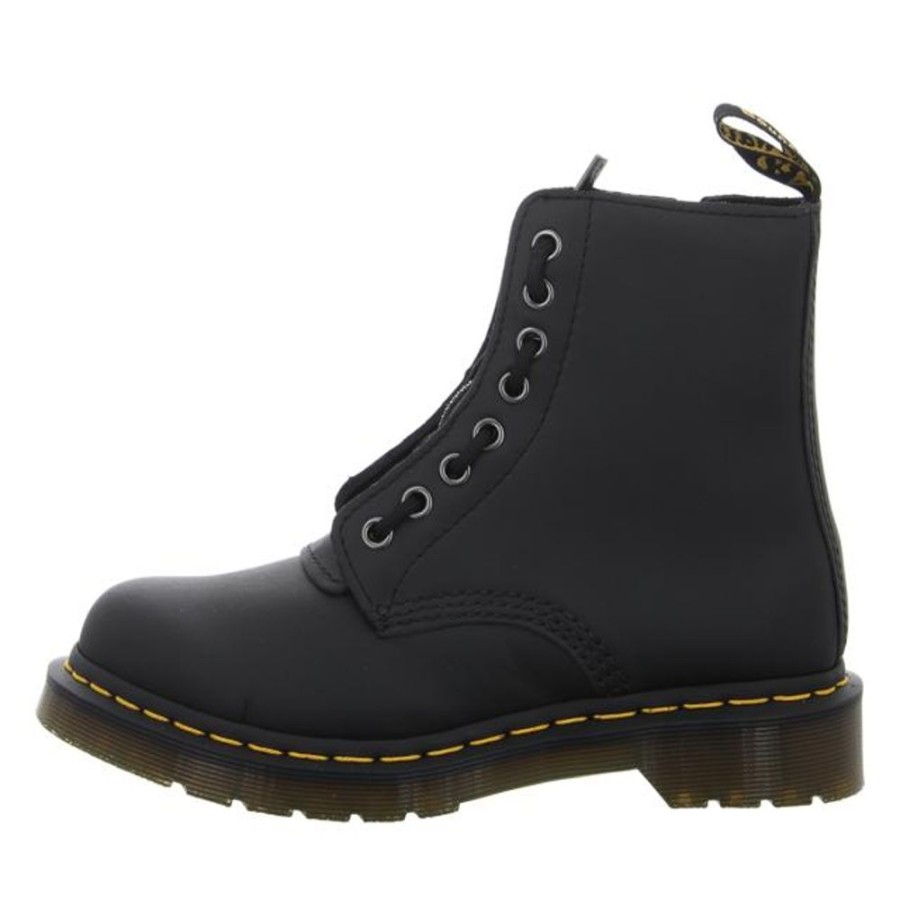 Damen Dr. Martens Stiefeletten | Dr. Martens - Stiefeletten - 1460 Pascal Frnt Zip - Black