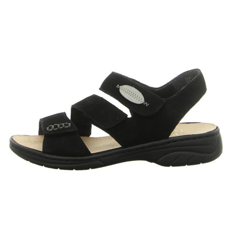 Damen Rieker Sandaletten | Rieker - Sandalen - Schwarz