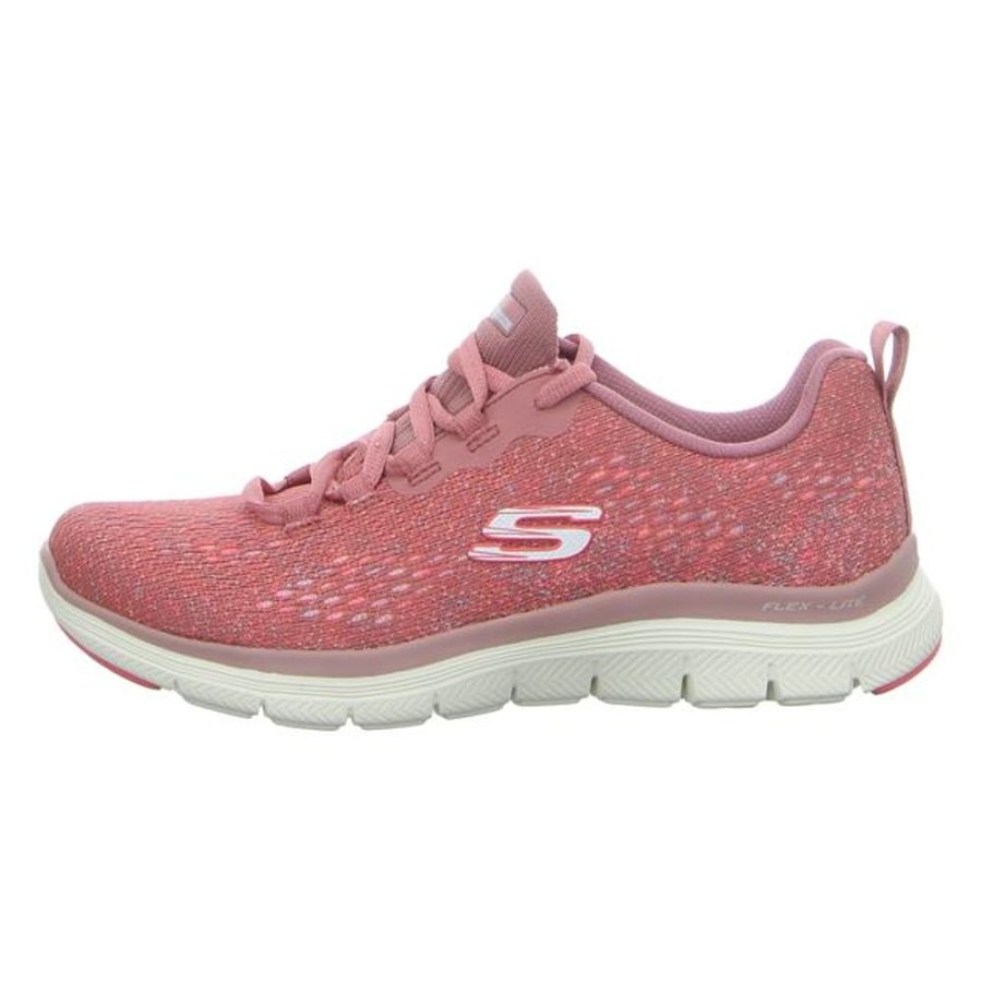 Damen Skechers Sneaker | Skechers - Sneaker - Flex Appeal 4.0-Vivid Spirit - Dark Rose