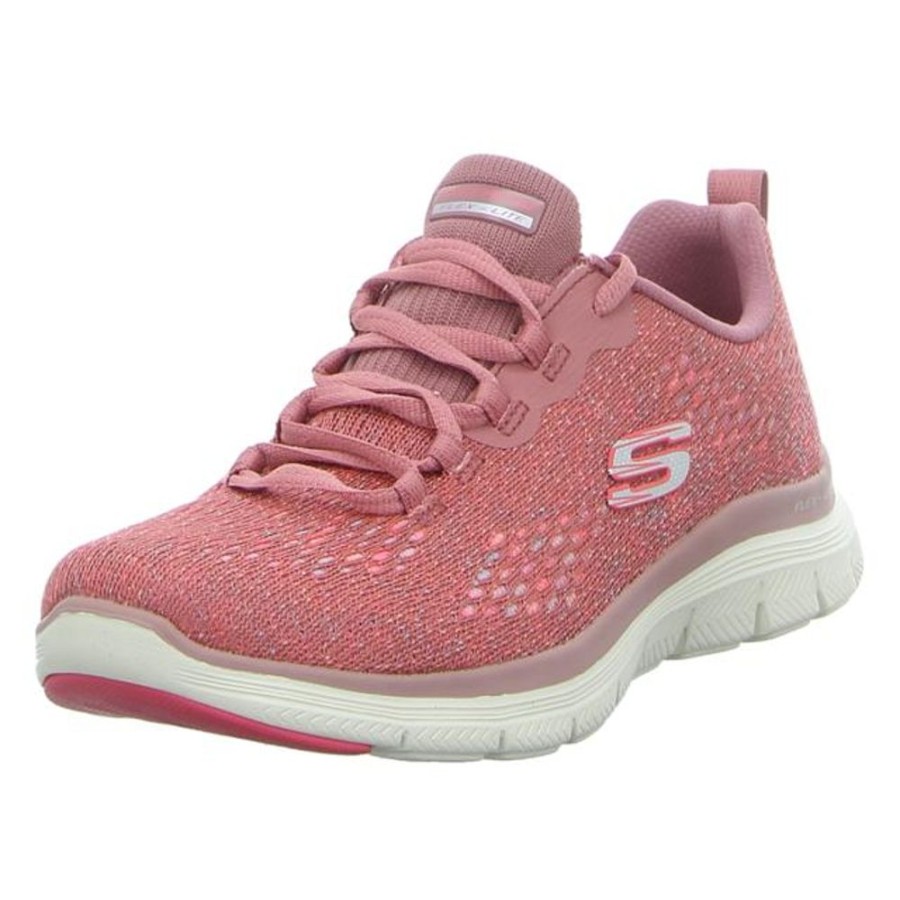 Damen Skechers Sneaker | Skechers - Sneaker - Flex Appeal 4.0-Vivid Spirit - Dark Rose