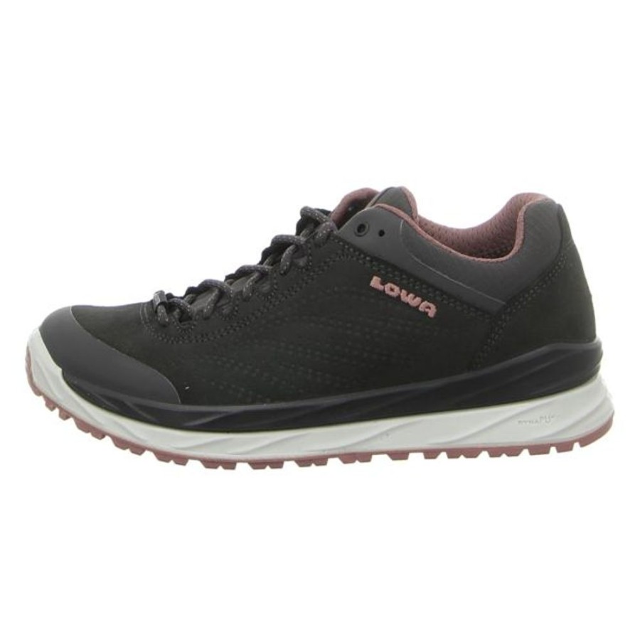 Damen Lowa Sneaker | Lowa - Outdoor-Schuhe - Malta Gtx Lo Ws - Anthrazit/Rose