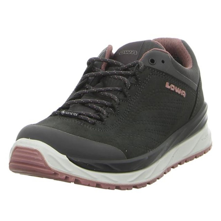 Damen Lowa Sneaker | Lowa - Outdoor-Schuhe - Malta Gtx Lo Ws - Anthrazit/Rose