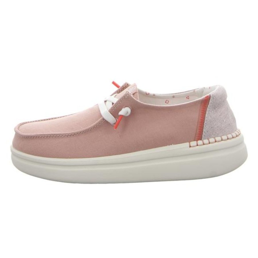 Damen Hey Dude Schnurschuhe | Hey Dude - Schnurschuhe - Wendy Rise - Chambray Rose