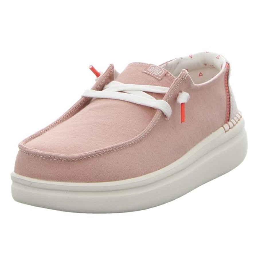 Damen Hey Dude Schnurschuhe | Hey Dude - Schnurschuhe - Wendy Rise - Chambray Rose