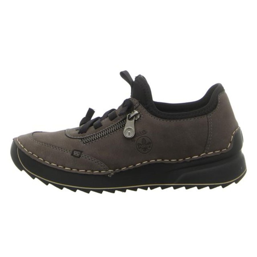 Damen Rieker Schnurschuhe | Rieker - Schnurschuhe - Grau