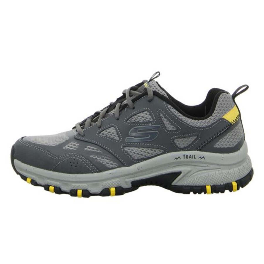 Herren Skechers Schnurschuhe | Skechers - Sneaker - Hillcrest - Charcoal/Black