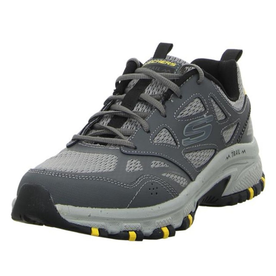 Herren Skechers Schnurschuhe | Skechers - Sneaker - Hillcrest - Charcoal/Black