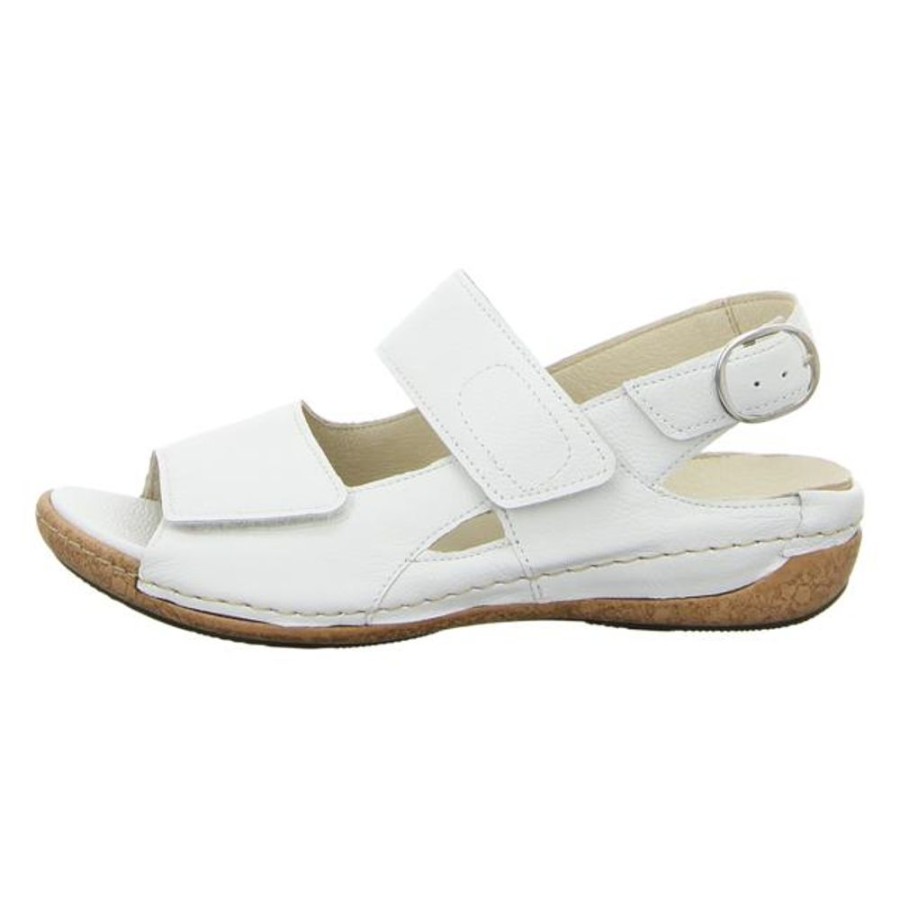 Damen Waldläufer Sandaletten | Waldlaufer - Sandalen - Heliett - Weiss