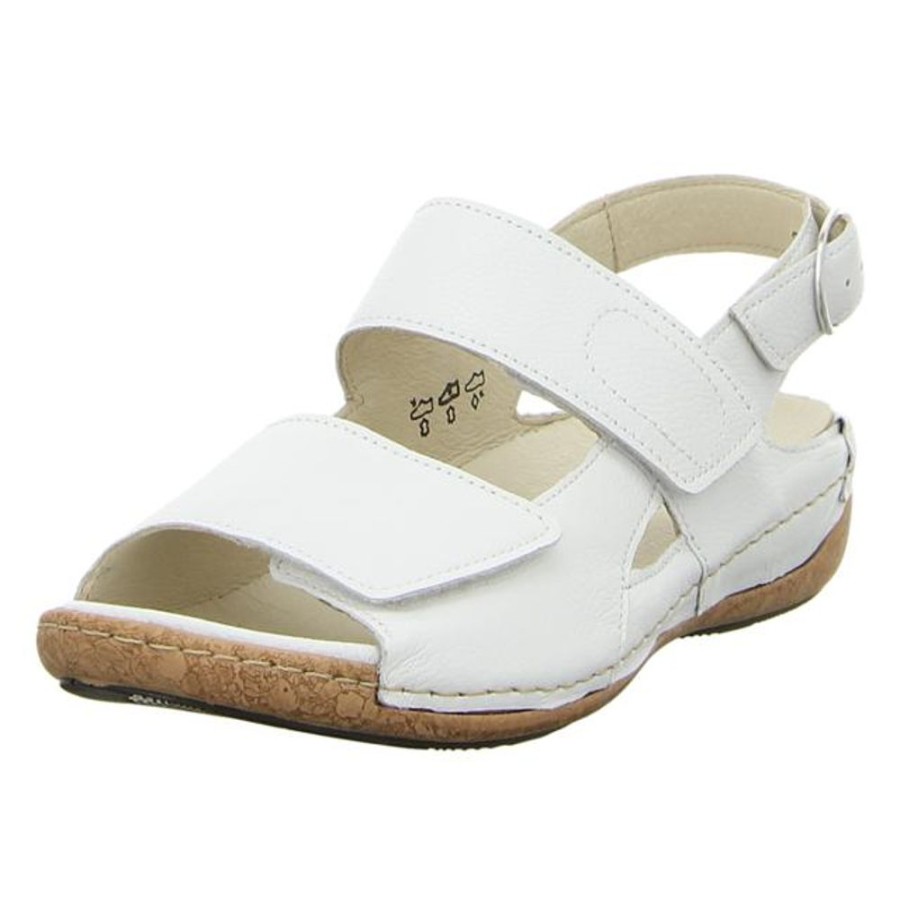 Damen Waldläufer Sandaletten | Waldlaufer - Sandalen - Heliett - Weiss