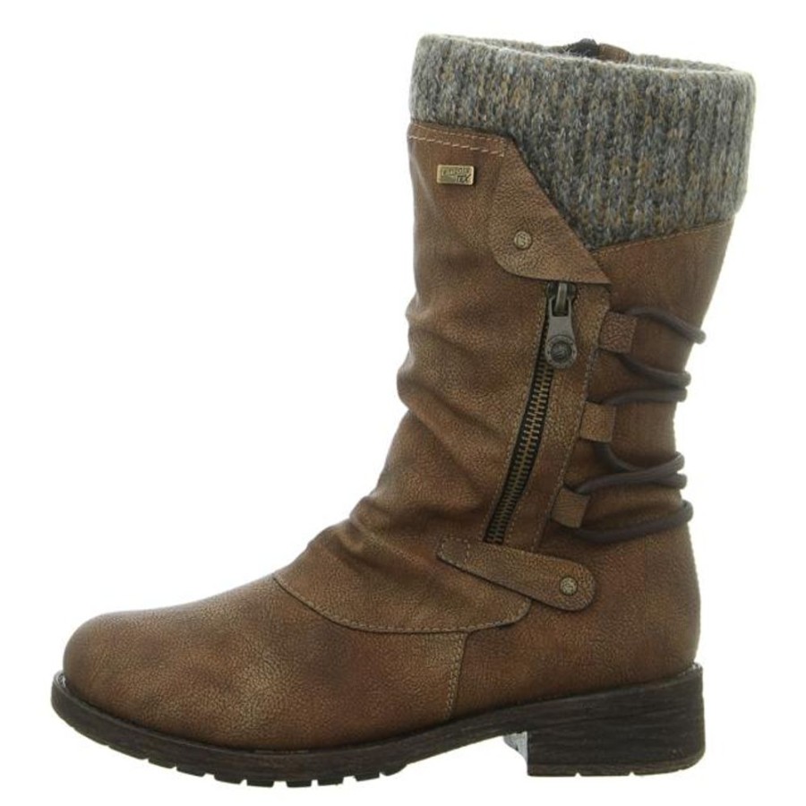 Damen Remonte Stiefel | Remonte - Stiefel - Braun Kombi