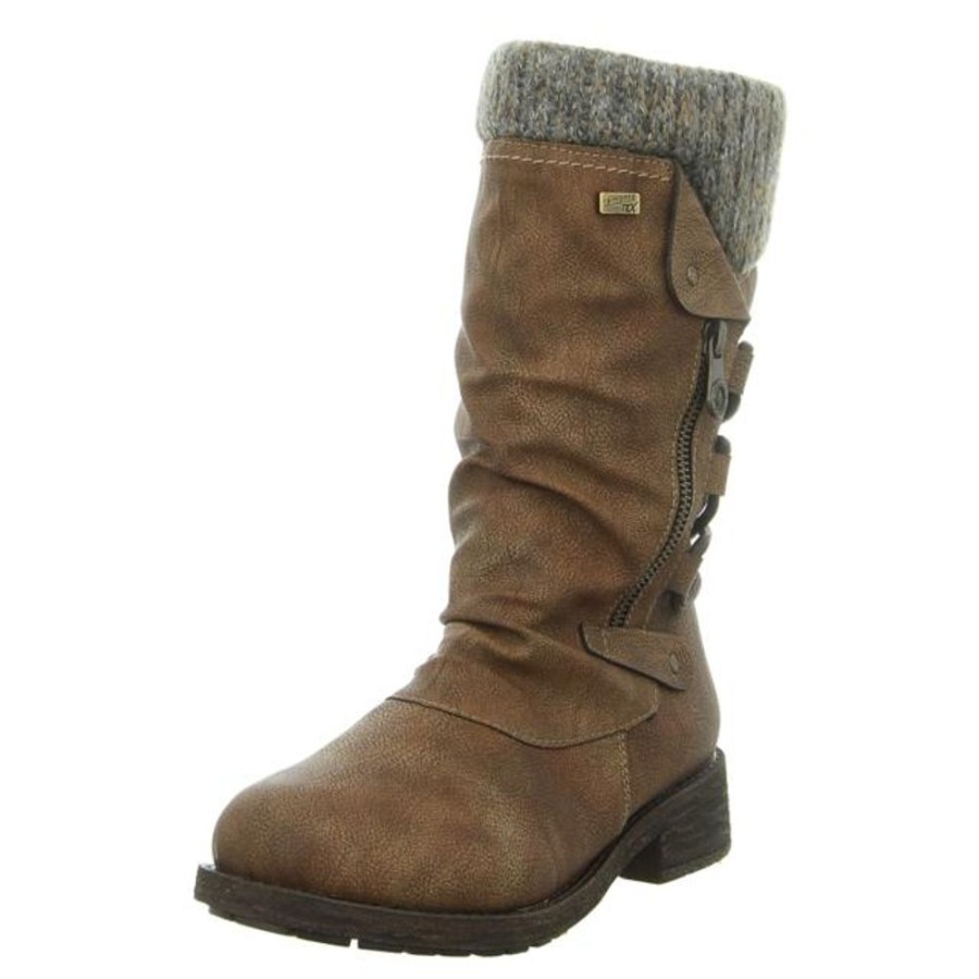 Damen Remonte Stiefel | Remonte - Stiefel - Braun Kombi