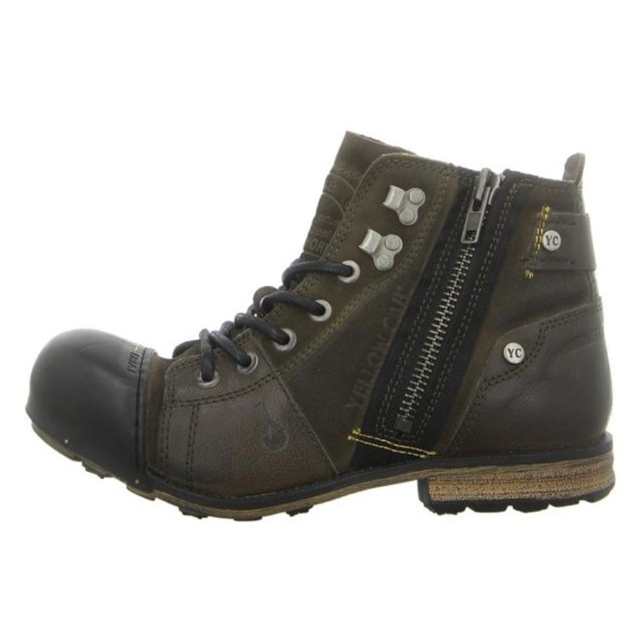 Herren Yellow Cab Stiefel | Yellow Cab - Stiefeletten - Industrial 2-J - Dunkelgrun