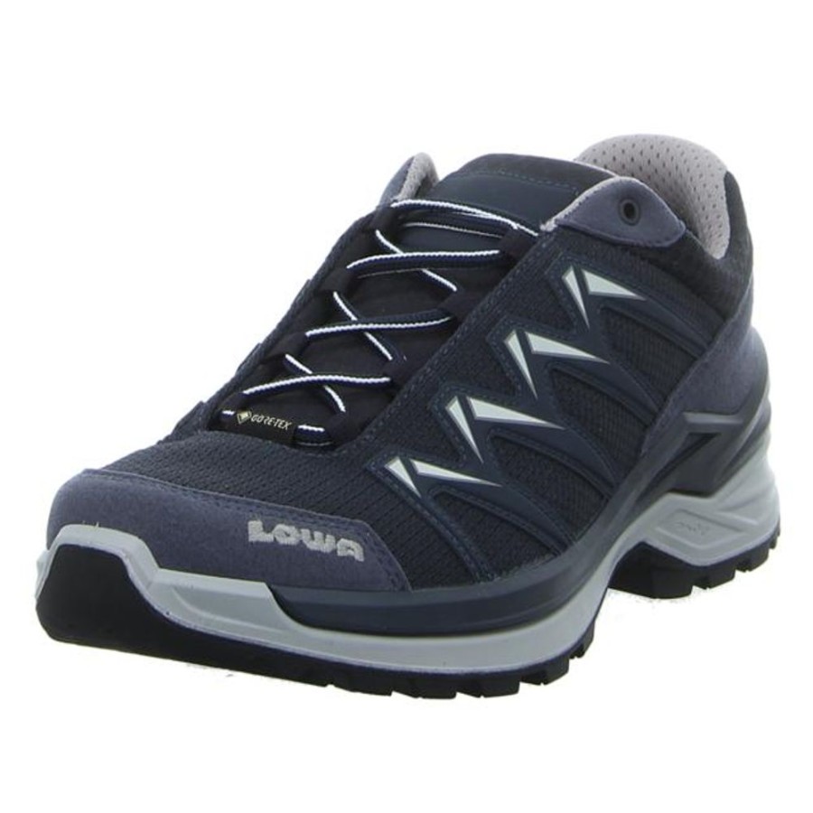 Herren Lowa Outdoor Schuhe | Lowa - Sneaker - Innox Pro Gtx Lo - Stahlblau/Offwhite