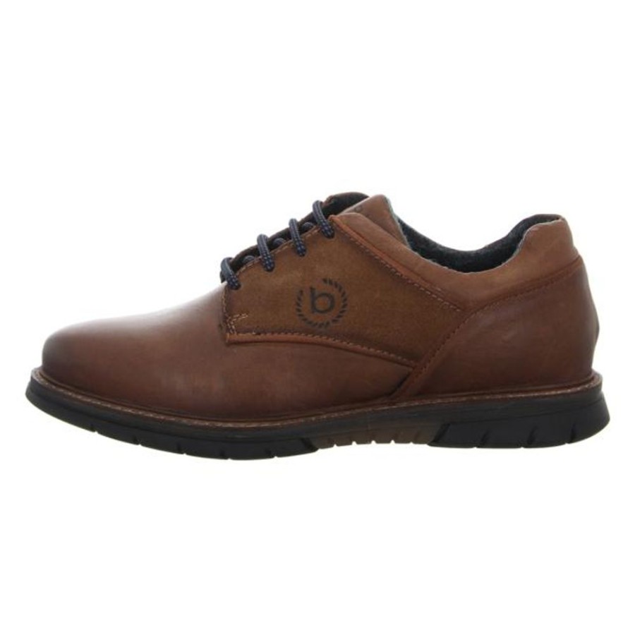 Herren Bugatti Schnurschuhe | Bugatti - Schnurschuhe - Sammy Comfort - Cognac / Cognac