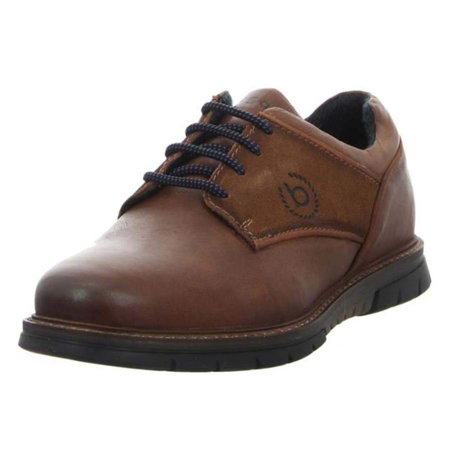 Herren Bugatti Schnurschuhe | Bugatti - Schnurschuhe - Sammy Comfort - Cognac / Cognac