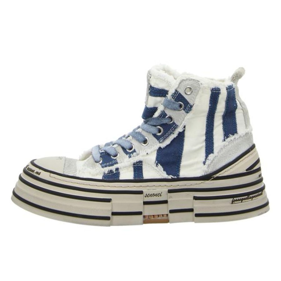 Damen Rebecca White Sneaker | Rebecca White - Sneaker - White + Blue