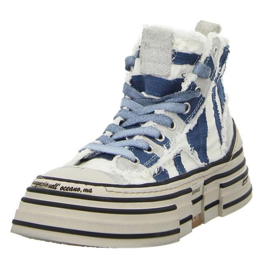 Damen Rebecca White Sneaker | Rebecca White - Sneaker - White + Blue