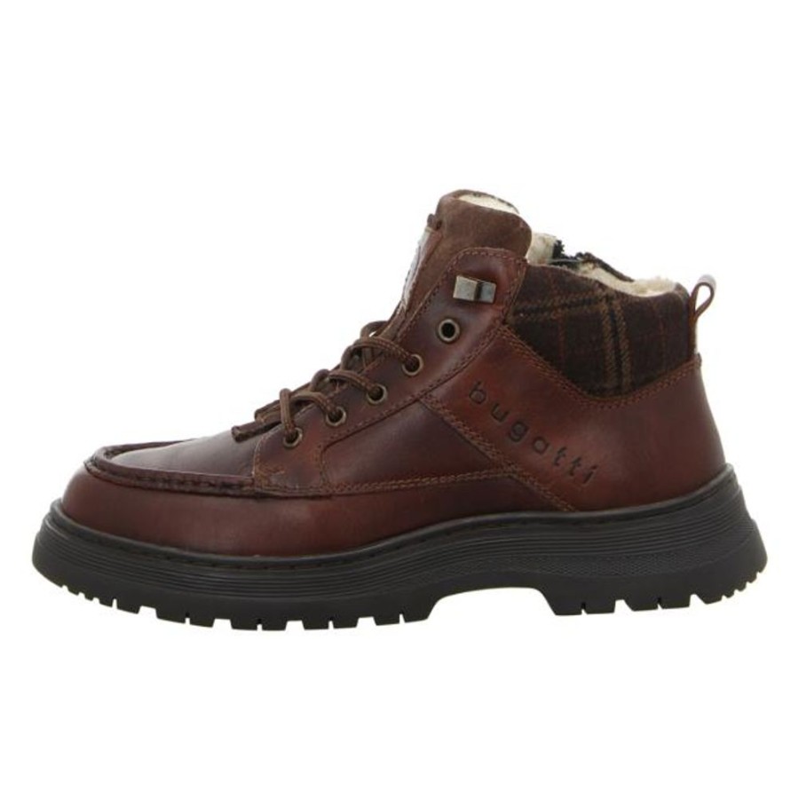 Herren Bugatti Stiefel | Bugatti - Stiefeletten - Dacupso Exko - Cognac