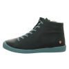 Damen Softinos Schnurschuhe | Softinos - Sneaker - Ibbi653Sof - Forest Green W/Babyblue Sole