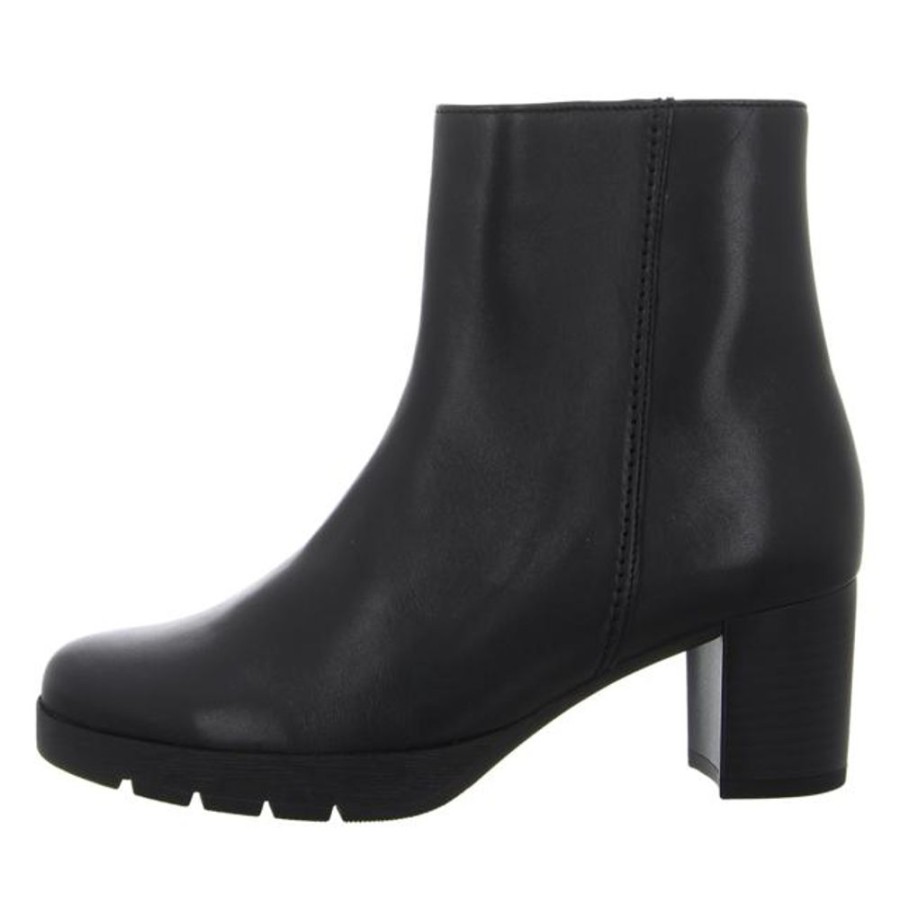 Damen Gabor Stiefeletten | Gabor - Stiefeletten - Schwarz (Mel.)