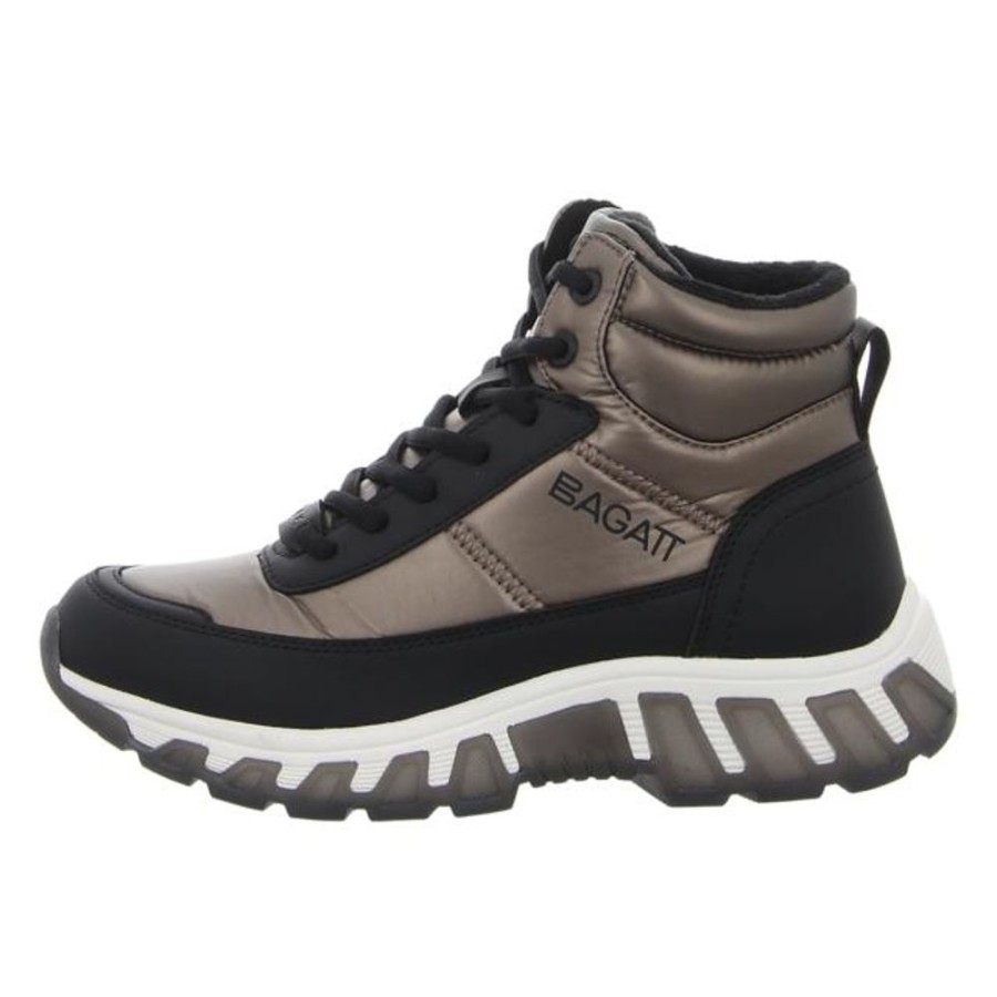 Damen Bagatt Stiefeletten | Bagatt - Stiefeletten - Chi Tex - Black / Taupe