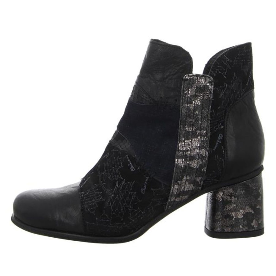 Damen Charme Stiefeletten | Charme - Stiefeletten - Nero+Blue+Steel