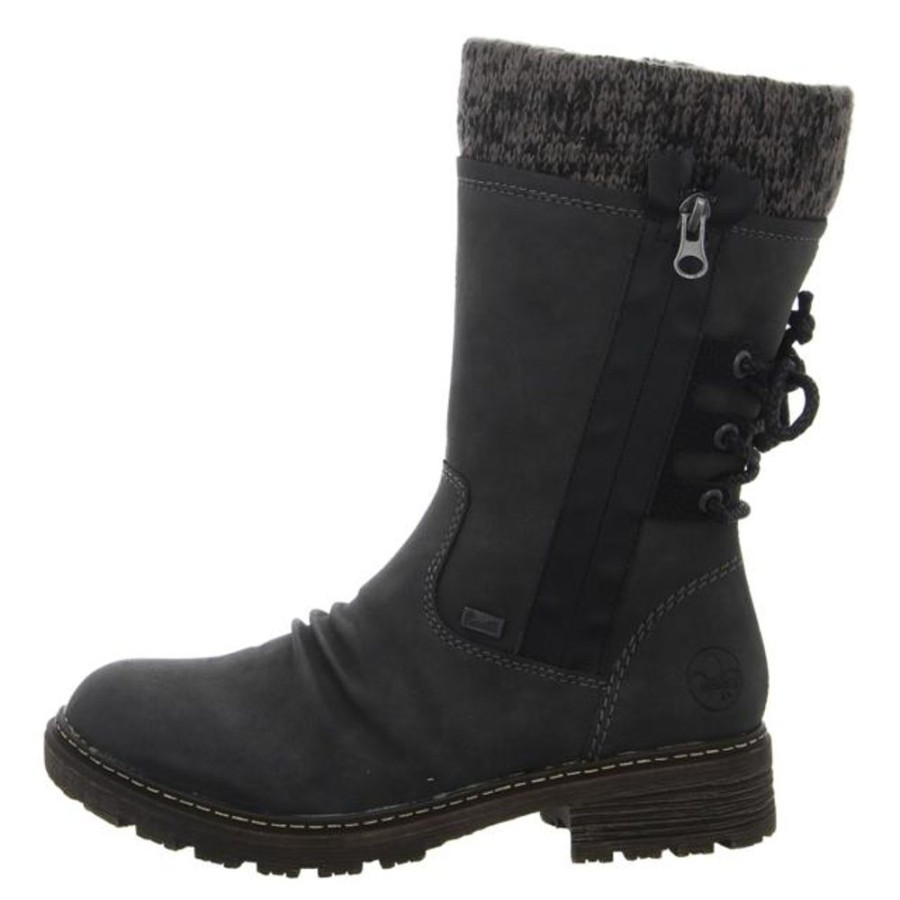 Damen Rieker Stiefel | Rieker - Stiefel - Grau