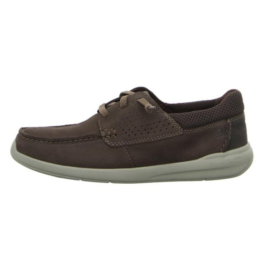 Herren Clarks Schnurschuhe | Clarks - Schnurschuhe - Gorwin Moc - Brown Nubuck