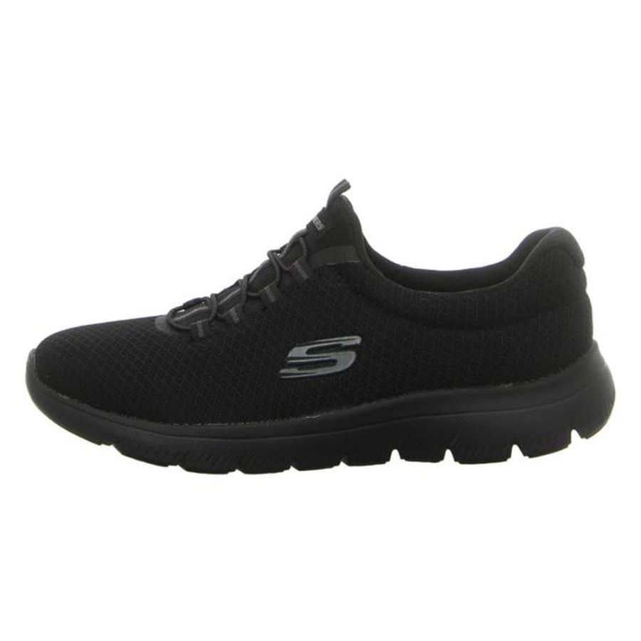 Damen Skechers Halbschuhe | Skechers - Slipper - Summits - Black