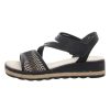 Damen Rieker Sandaletten | Rieker - Sandalen - Schwarz Kombi