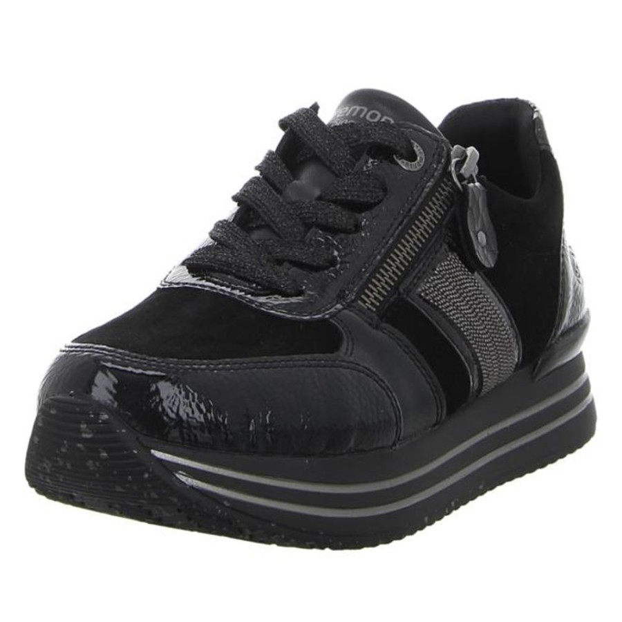 Damen Remonte Schnurschuhe | Remonte - Schnurschuhe - Black/Schwarz/Schwar