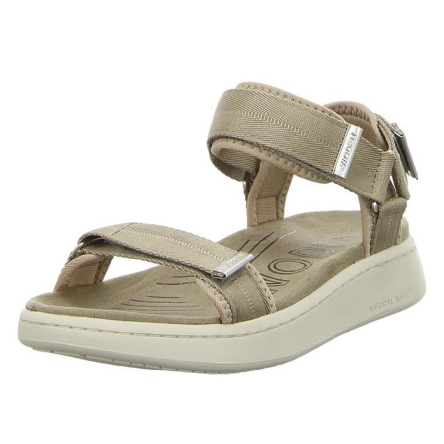 Damen Woden Sandaletten | Woden - Sandalen - Line - Silver Mink