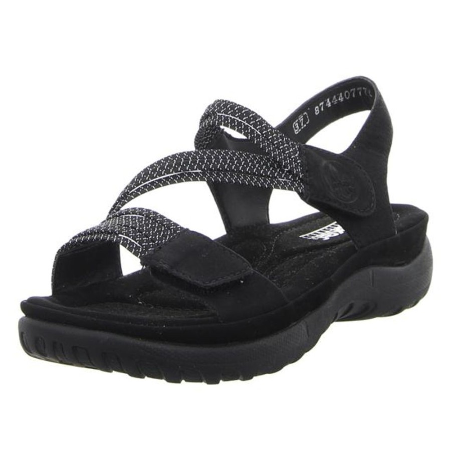 Damen Rieker Sandaletten | Rieker - Sandalen - Schwarz