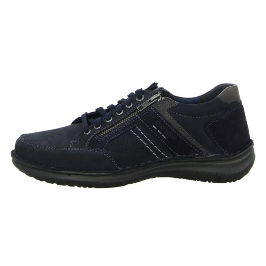 Herren Josef Seibel Schnurschuhe | Josef Seibel - Schnurschuhe - Anvers 87 - Indigo-Kombi