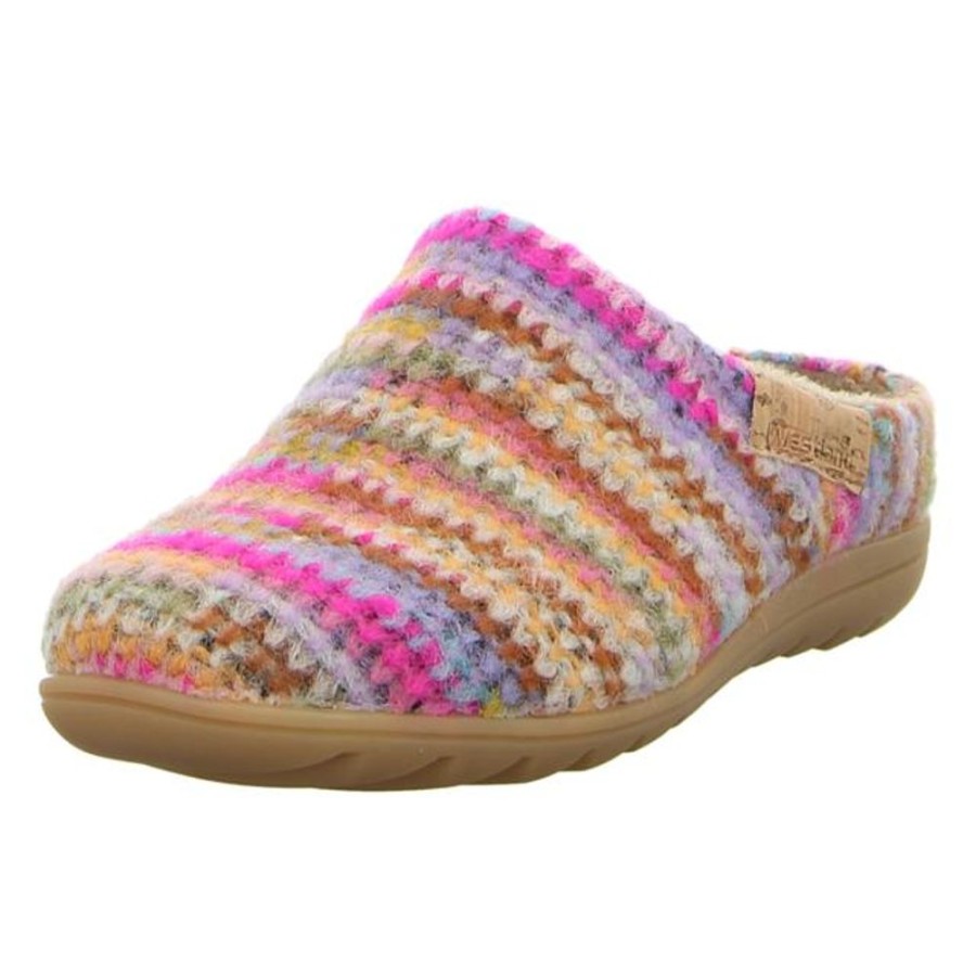 Damen Westland Hausschuhe | Westland - Hausschuhe - Cadiz 01 - Pink-Multi