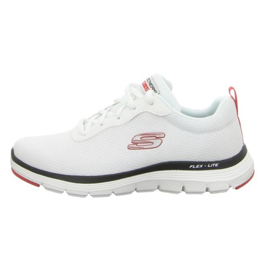 Herren Skechers Sneaker | Skechers - Sneaker - Flex Advantage 4.0 Providence - White/Black/R