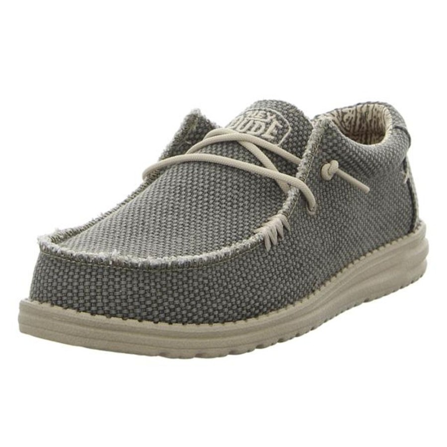 Herren Hey Dude Schnurschuhe | Hey Dude - Schnurschuhe - Wally Braided - Army