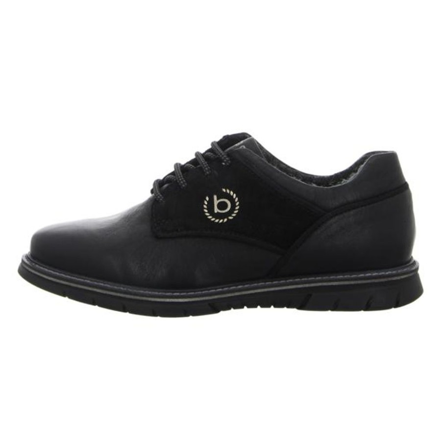 Herren Bugatti Schnurschuhe | Bugatti - Schnurschuhe - Sammy Comfort - Black / Black