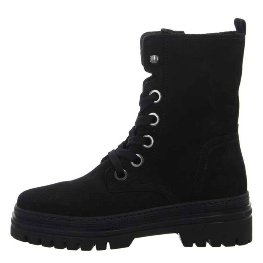 Damen Gabor Stiefeletten | Gabor - Stiefeletten - Schwarz (Altsilber)