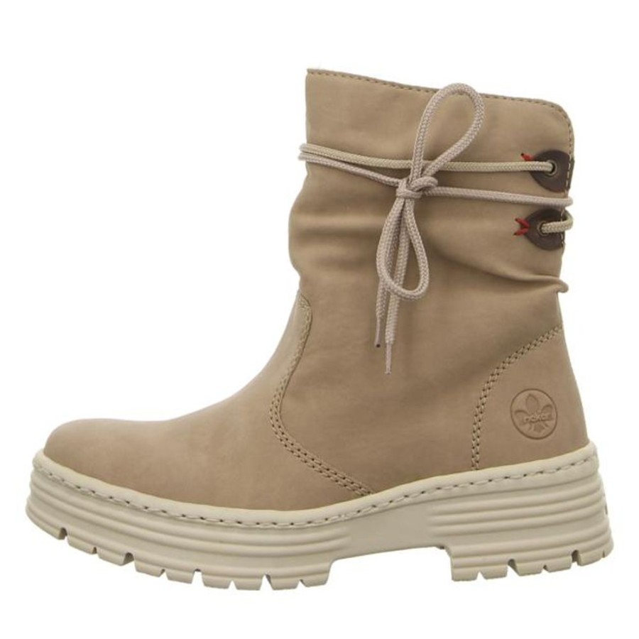 Damen Rieker Stiefeletten | Rieker - Stiefeletten - Lose Einlage - Beige