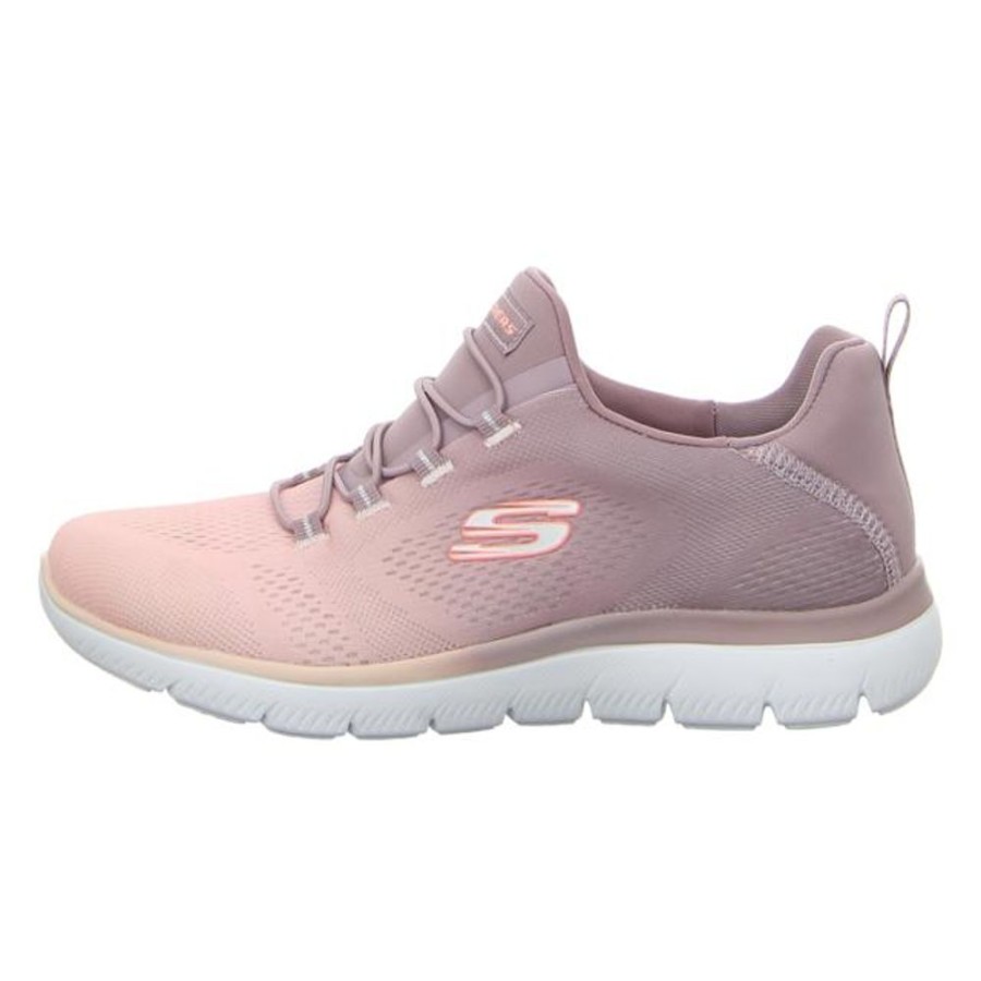 Damen Skechers Halbschuhe | Skechers - Slipper - Summits - Light Mauve